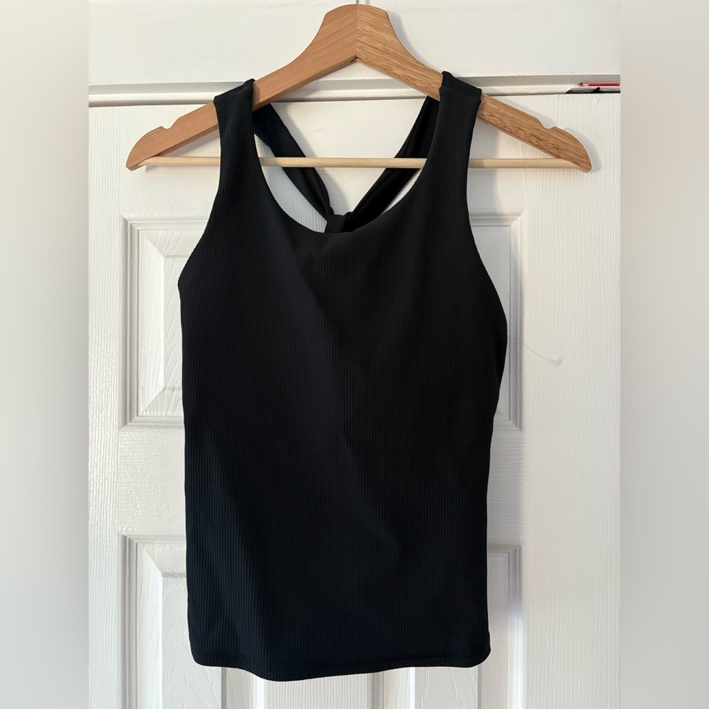Calme by Johnny Was Black Tank‎ Top Bra Size XS NWT